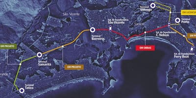 Térkép Sistema Integrado Metropolitano - SIM