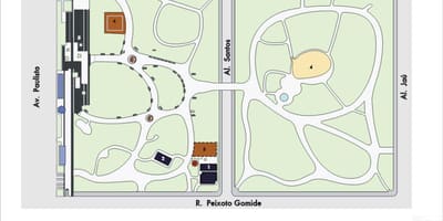 Térkép Trianon São Paulo Park