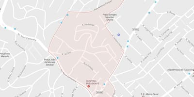 Térkép Tucuruvi São Paulo