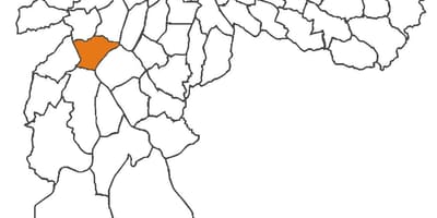 Térkép Vila Andrade kerület