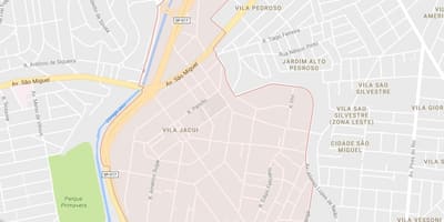Térkép Vila Jacuí São Paulo