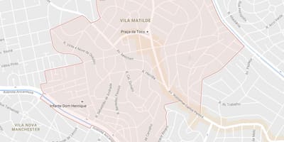 Térkép Vila Matilde São Paulo