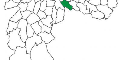 Térkép Vila Prudente kerület
