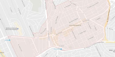 Térkép Vila Prudente São Paulo