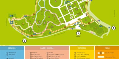 Térkép Villa-Lobos park