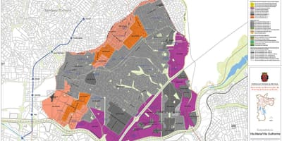 Térkép Vila Maria São Paulo - Foglalkozás a talaj