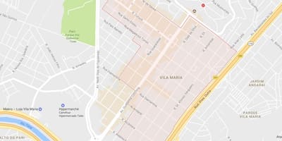 Térkép Vila Maria São Paulo