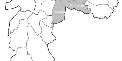 Térkép zóna Sudeste São Paulo